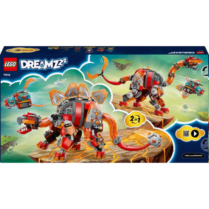 LEGO DREAMZzz 71514 Dino Jet - Jouet de Construction 2-en-1
