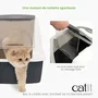 Catit Airsift Regular - Maison de toilette à filtration intégrée pour chat - Système Airsift anti-odeurs - Dimensions 57 x 39 x 46,5 cm
