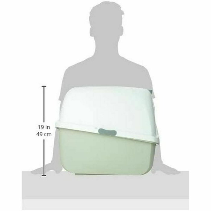 Catit Maison de toilette AirSift Regular grise