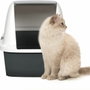 Catit Maison de toilette AirSift Regular grise