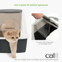 Catit Maison de toilette AirSift Regular grise