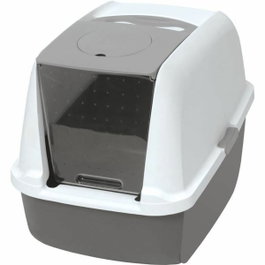 Catit Maison de toilette AirSift Regular grise