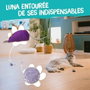 Aimé Lot de 7 Jouets pour Chat Rose et Bleu