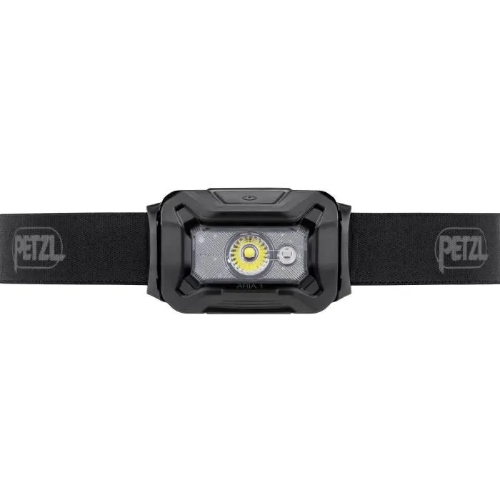 Petzl - Lampe frontale ARIA 1, 350 lumens, éclairage RGB, étanche, 3 piles AAA incluses, Noir Petzl - Lampe frontale ARIA 1, 350 lumens, éclairage RGB, étanche, 3 piles AAA incluses, Noir