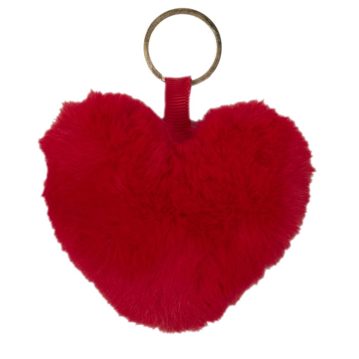 The Concept Factory Porte-clés Cœur en Peluche