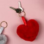 The Concept Factory Porte-clés Cœur en Peluche
