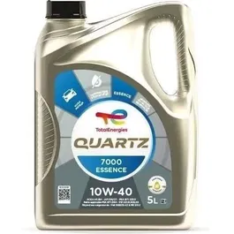 TotalEnergies Quartz 7000 essence 10W-40 - Huile moteur synthèse technologie 5L - Normes ACEA A3/B4, API SN/CF, homologuée PSA, Volkswagen