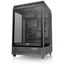 Thermaltake The Tower 500 Boîtier PC - Noir - Format E-ATX/ATX/Micro ATX/Mini-ITX - Avec 2 Ventilateurs 120mm PWM, Ports USB 3.0 et Type-C - Panneaux en Verre Trempé