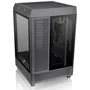 Thermaltake The Tower 500 Boîtier PC - Noir - Format E-ATX/ATX/Micro ATX/Mini-ITX - Avec 2 Ventilateurs 120mm PWM, Ports USB 3.0 et Type-C - Panneaux en Verre Trempé