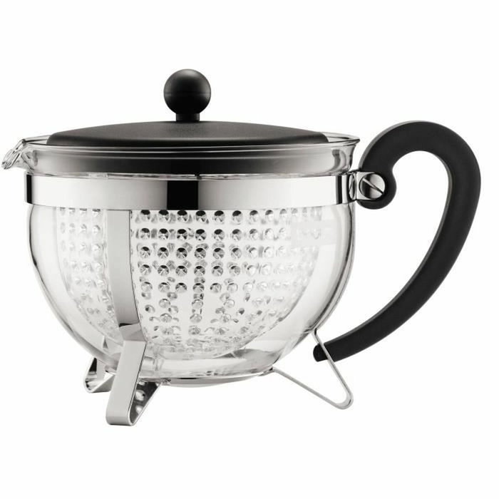 Bodum Théière Chambord Noir 1,3 l Bodum Théière Chambord Noir 1,3 l