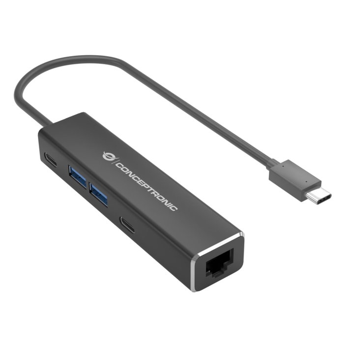Conceptronic Adaptateur USB-C vers RJ45 Gigabit Ethernet ABBY12G