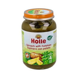 HOLLE Purée Épinards et Pomme de Terre 190g