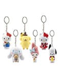 YuMe Toys Présentoir de 12 porte-clés Pocket Hero Hello Kitty and Friends Sanrio
