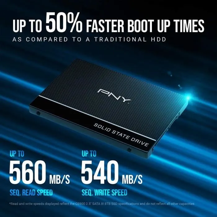 Pny SSD SATA 2.5 pouces 250Go CS900