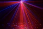 ALGAMLIGHT Phebus2 - Projecteur LED Laser Combo 3 en 1 Derby, Stroboscope et Laser avec DMX - 66W pour Effets Lumière