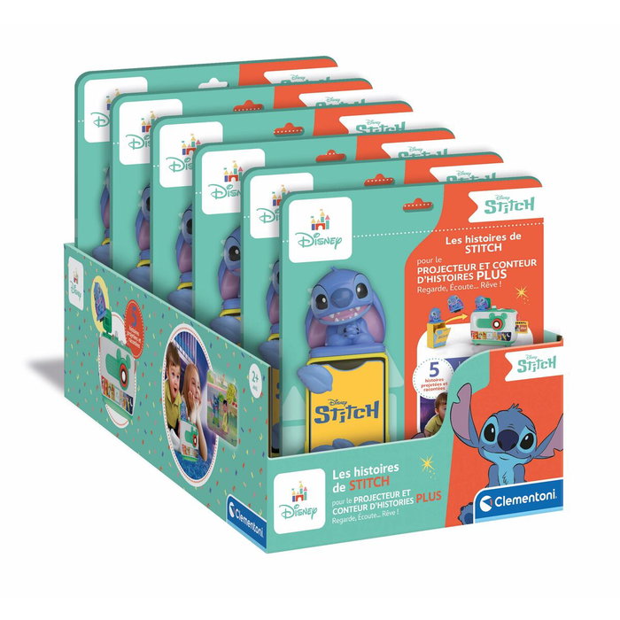 Clementoni Recharge Projecteur Conteur d'Histoires Plus, Les Histoires de Stitch