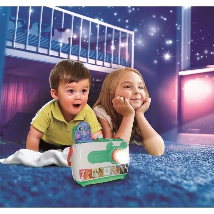 Clementoni Mes histoires en images - Stitch - Cartouches de recharge avec 5 histoires et projections pour Projecteur & Conteur 2.0 Disney
