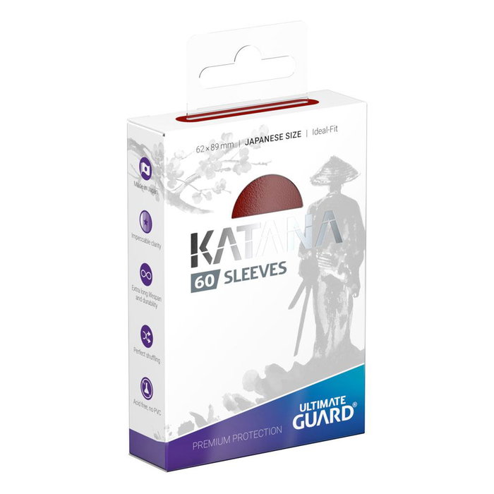 Ultimate Guard Katana Sleeves Japanese Size (60) - Red Ultimate Guard Katana Sleeves Japanese Size (60) - Red