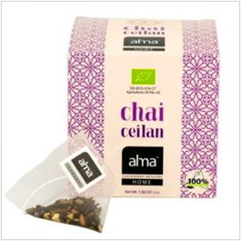ALMA HOME Te Ceilan Chai Infusion 15 Piramides - Eco Vegan