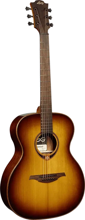LAG Guitare Acoustique Auditorium Tramontane 118 - Brown Shadow Lag