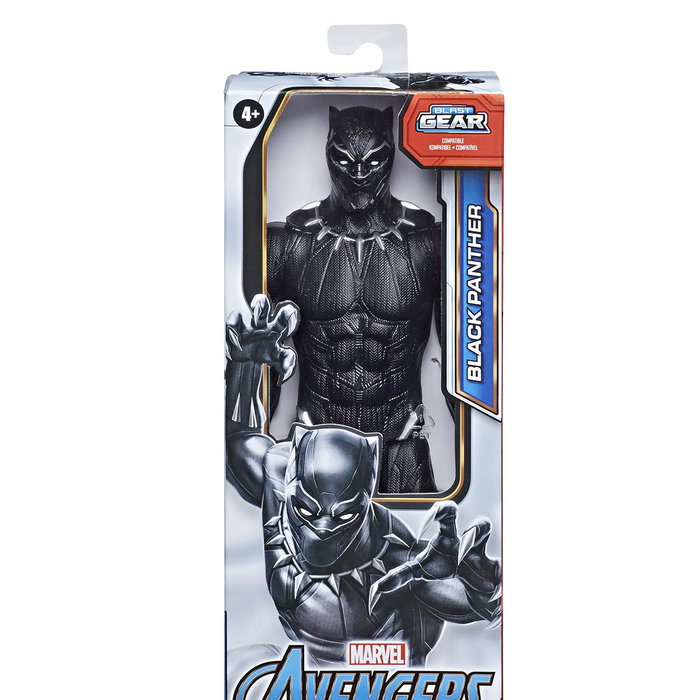 Hasbro Figura Titan Hero Black Panther E7876 Avengers - Figurine de Action - Langues: Anglais, Français, Allemand, Italien, Portugais, Espagnol - +4 Ans Hasbro Figura Titan Hero Black Panther E7876 Avengers - Figurine de Action - Langues: Anglais, Français, Allemand, Italien, Portugais, Espagnol - +4 Ans
