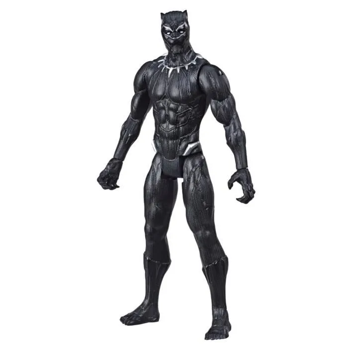 Hasbro - Figurine Black Panther 30 cm - Marvel Avengers Titan Hero Series - Jouet pour enfants dès 4 ans - Couleur Noir