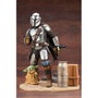 Kotobukiya Figurine Star Wars The Mandalorian 27cm avec Grogu - PVC de Collection