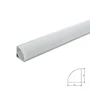 Greenice Profilé Aluminium pour Tira LED, Installation Coins, Diffuseur Opal, 2M