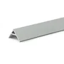 Greenice Profilé Aluminium pour Tira LED, Installation Coins, Diffuseur Opal, 2M