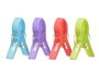 Arte Regal Lot de 4 pinces assorties couleurs (9,5 x 16 x 8 cm) bleu violet rose vert (Set de 24)