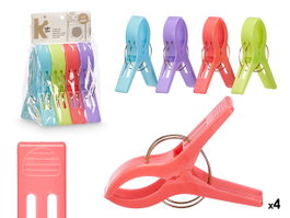 ARTE REGAL Set de 4 pinces assorties en 4 couleurs