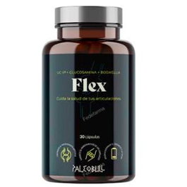 PALEOBULL Flex - Complément alimentaire articulations 30 capsules - Glucosamine, Collagène UC-II, Vitamine C, Boswellia