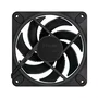 Fractal Design Momentum 12 RGB - Ventilateur PC 120mm avec Anneau ARGB Gen 2, Contrôle PWM, Roulement FDB, Pales LCP - Noir