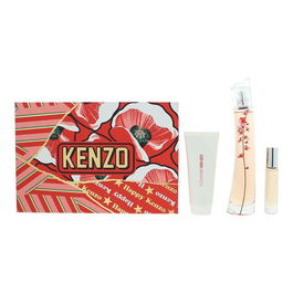 Kenzo Flower Ikebana Eau de Parfum Set 3 pcs 75ml + 75ml + 10ml Femme