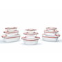Pyrex Plat Carré Cook & Heat 2,2 L avec Couvercle
