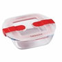 Pyrex Plat Carré Cook & Heat 2,2 L avec Couvercle