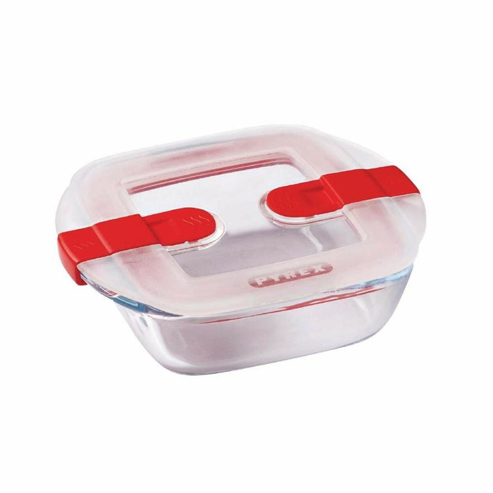 Pyrex Plat Carré Cook & Heat 2,2 L avec Couvercle