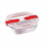 Pyrex Plat Carré Cook & Heat 2,2 L avec Couvercle