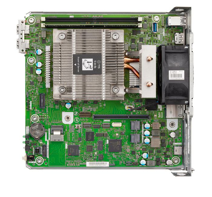 Serveur HPE ProLiant MicroServer Gen10 Plus v2 - Intel Xeon E-2314 (2.8 GHz) - 16 Go DDR4 - 4 baies LFF - RAID logiciel Intel VROC SATA - 1 alimentation externe 180W Serveur HPE ProLiant MicroServer Gen10 Plus v2 - Intel Xeon E-2314 (2.8 GHz) - 16 Go DDR4 - 4 baies LFF - RAID logiciel Intel VROC SATA - 1 alimentation externe 180W
