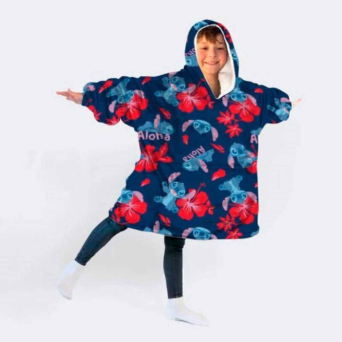 DISNEY Pull-over Oversize Stitch pour Enfant Taille Unique Bata Sudadera
