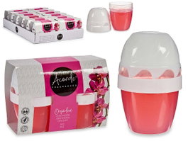 ACORDE Set de 2 désodorisants en gel Orchidée 140g
