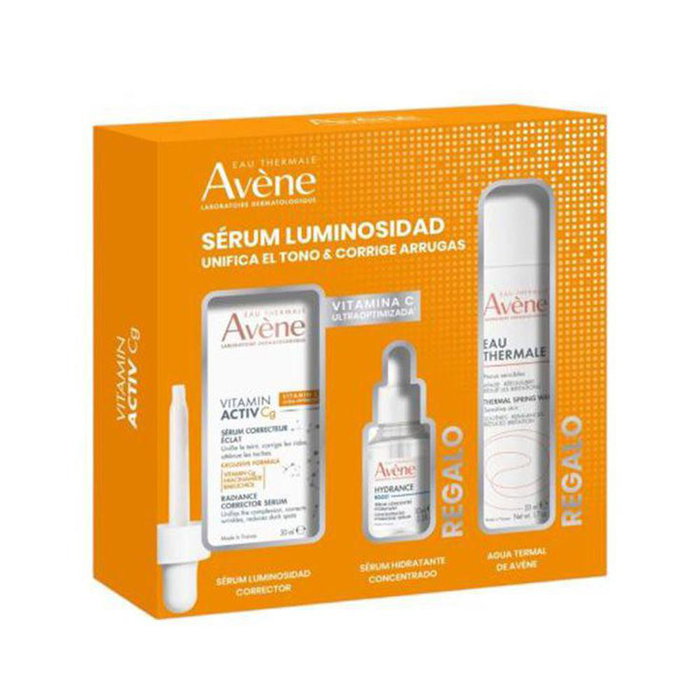 Avène Coffret Sérum Vitamin Activ CG, Sérum Hydratant et Eau Thermique (3 pièces)