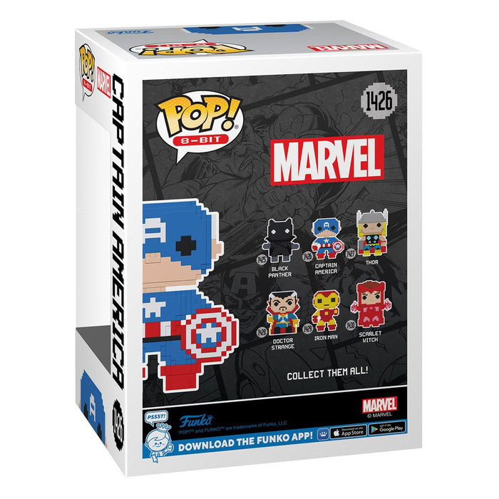 Funko Marvel POP! 8-Bit Captain America 9 cm