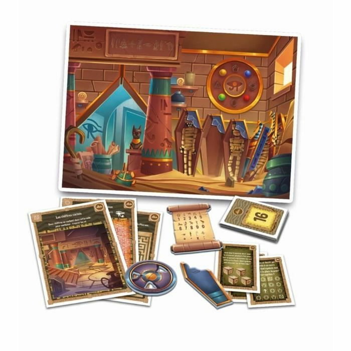Clementoni Escape Game - 3 thèmes : Pharaon, Espace, Château - 1 à 8 joueurs