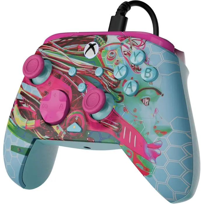 Turtle Beach - Rematch Advanced - Manette de jeu filaire officielle pour Xbox et PC avec rétroéclairage et personnalisation - Compatible Android Dreams