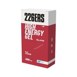 226ERS High Energy Gel Cerise et Caféine, Coffret de 6 x 76g