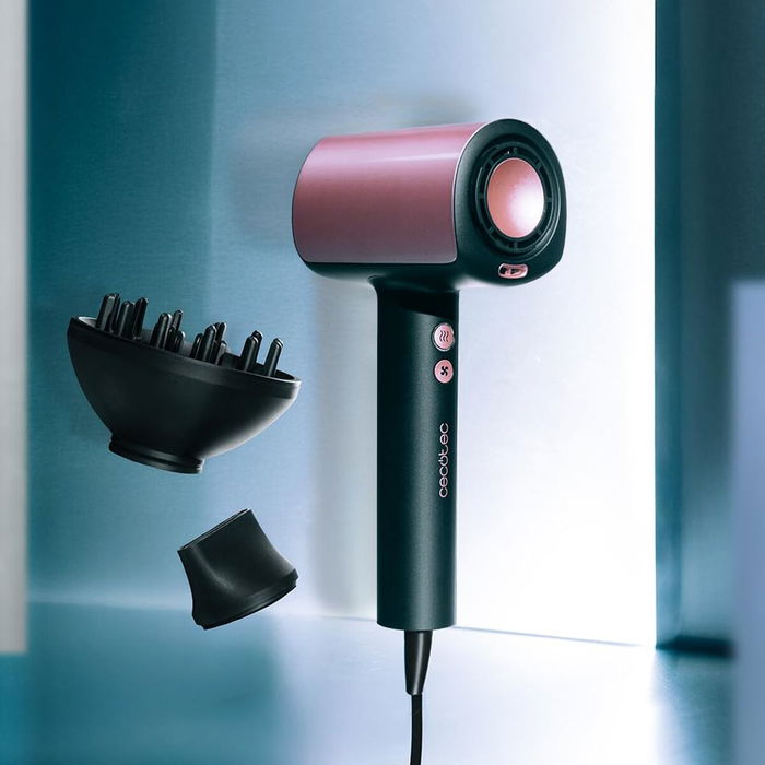 Sèche-cheveux Cecotec DryGlam Nano Plasma 1600W Ioniseur Silencieux Noir Brushless