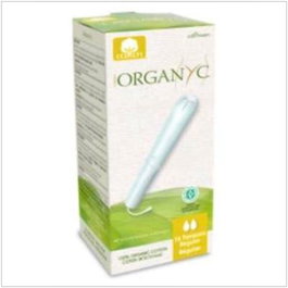 ORGANYC Tampons Regular avec applicateur, 16 unités