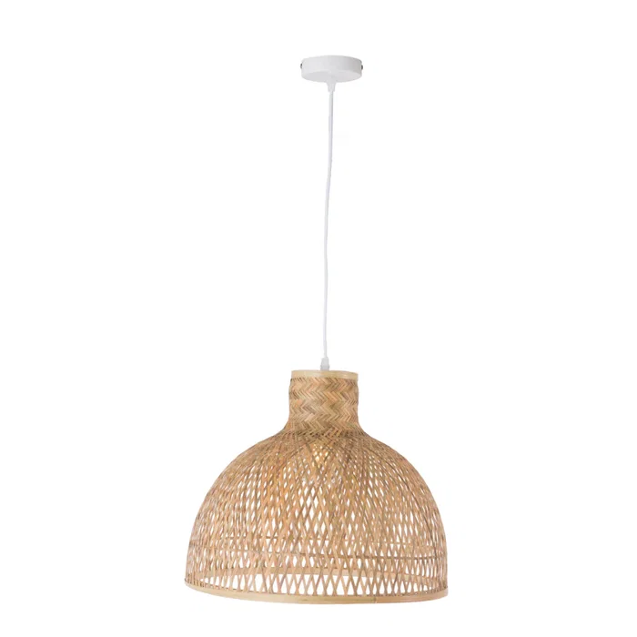 Lampe Suspendue "Singkawang" Bambou Style Naturel Boho-Chic [SKD-P80026]
