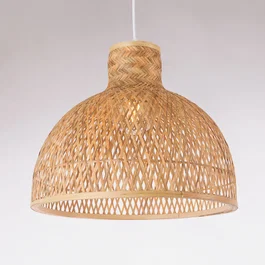 Lampe Suspendue "Singkawang" Bambou Style Naturel Boho-Chic [SKD-P80026]